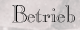 Betrieb